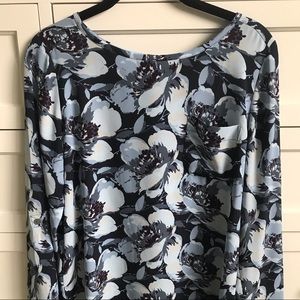 Ann Taylor Loft Floral Blouse-Small